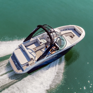 Катер Sea Ray SDX 230 Черно-белый SDN 6,2L (350 hp) 13-мест.