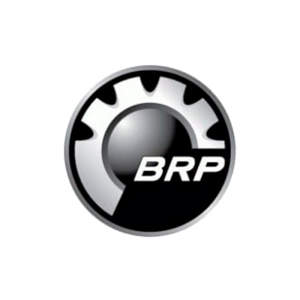 Наклейка логотип BRP 68 мм